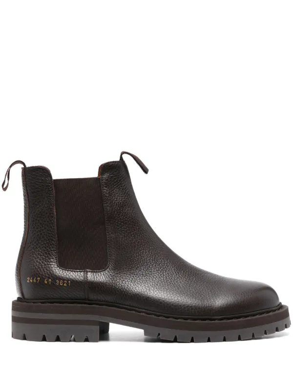 Common projects chelsea boots warm grey online