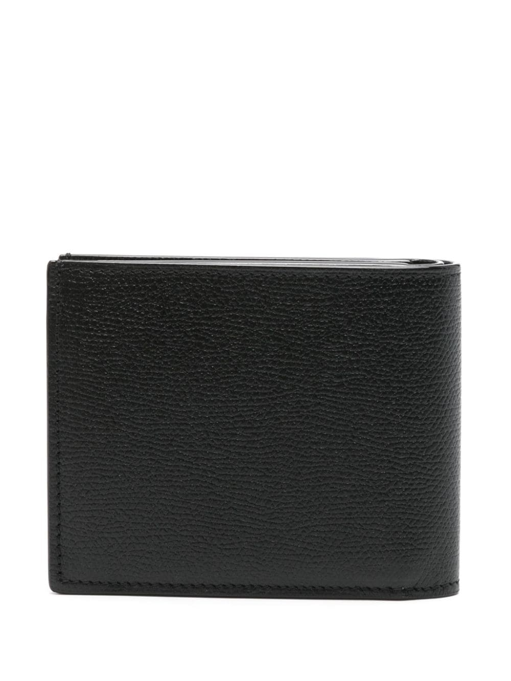 Shop Valextra 4cc Wallet In Black