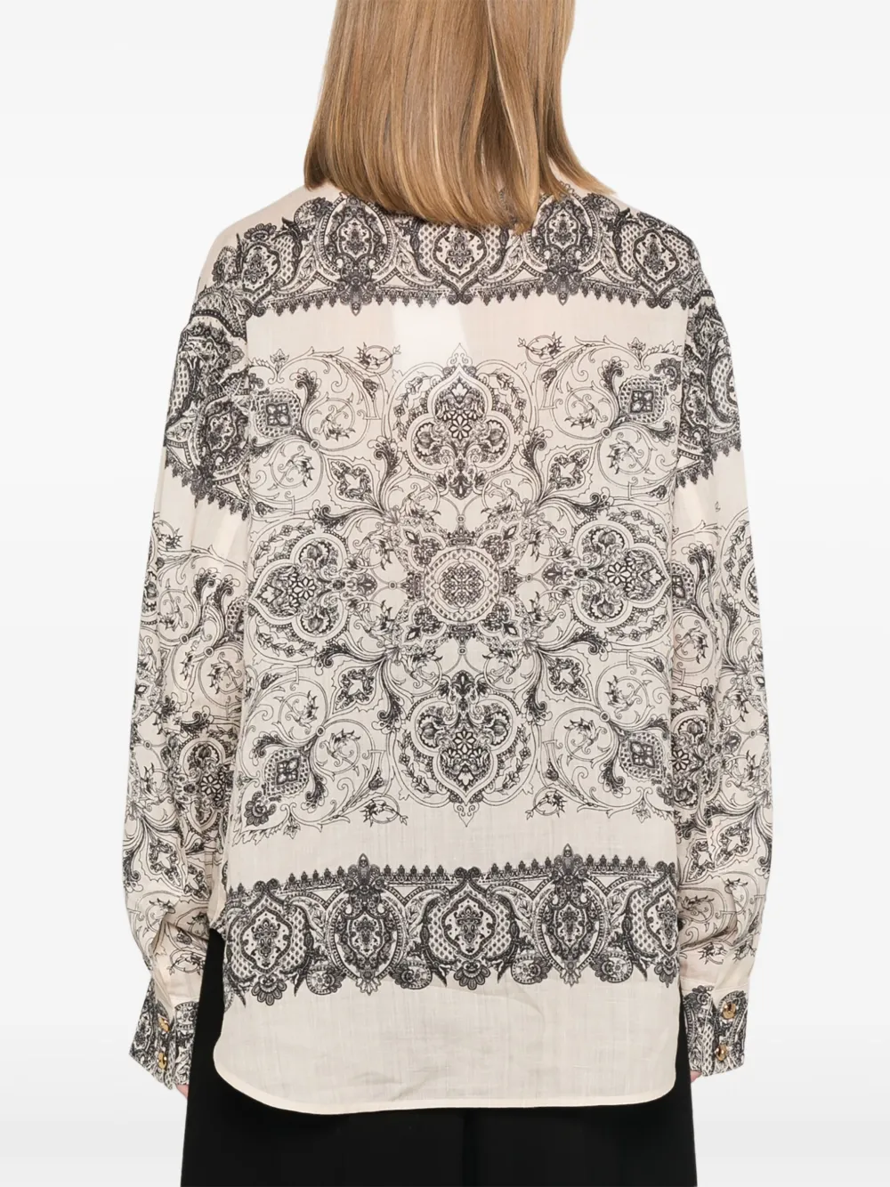 ZIMMERMANN Blouse met cargo zak Beige