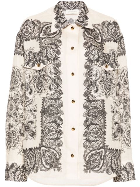 ZIMMERMANN utility pocket shirt