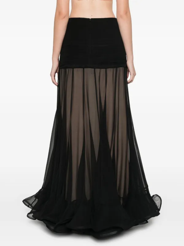 ZIMMERMANN Illustration Maxi Skirt | Black | FARFETCH