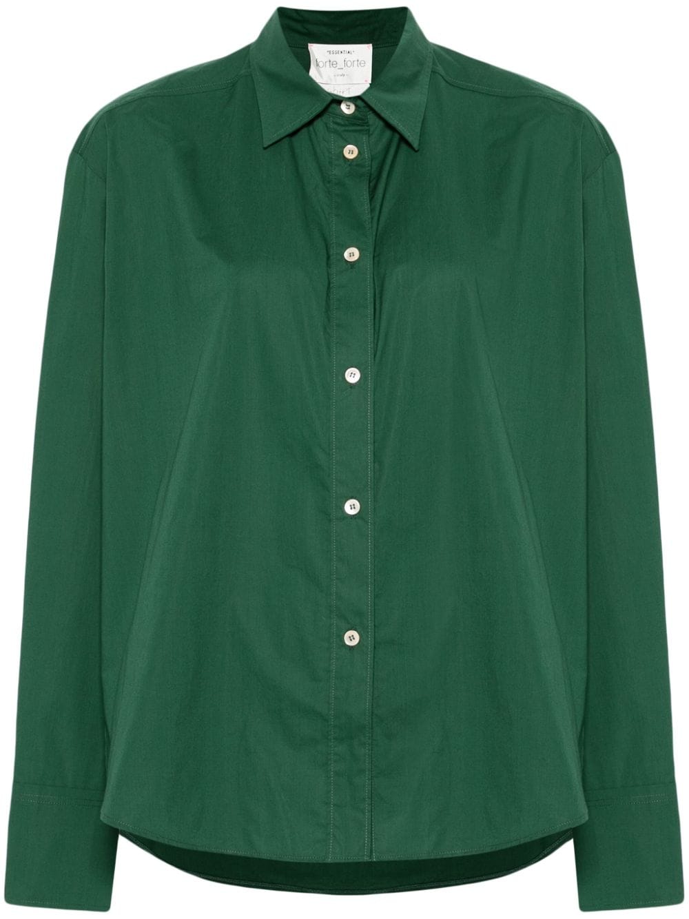 Forte Forte Poplin Shirt In Green