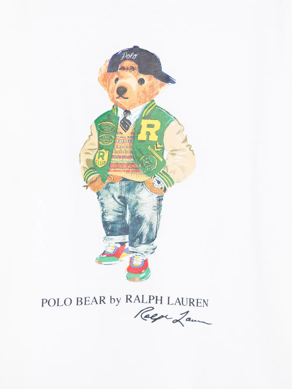 POLO RALPH LAUREN KIDS Polo Bear T-shirt Wit