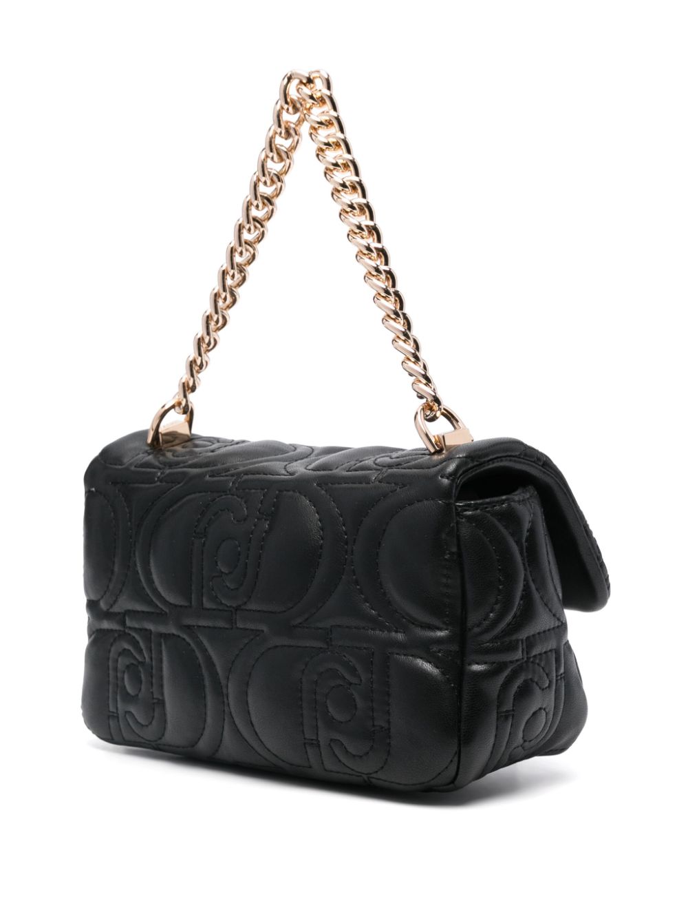 LIU •JO LOGO QUILTED SHOULDER BAG 