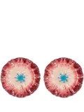 AQUAZZURA CASA Alegria dinner plates (set of two) - Pink