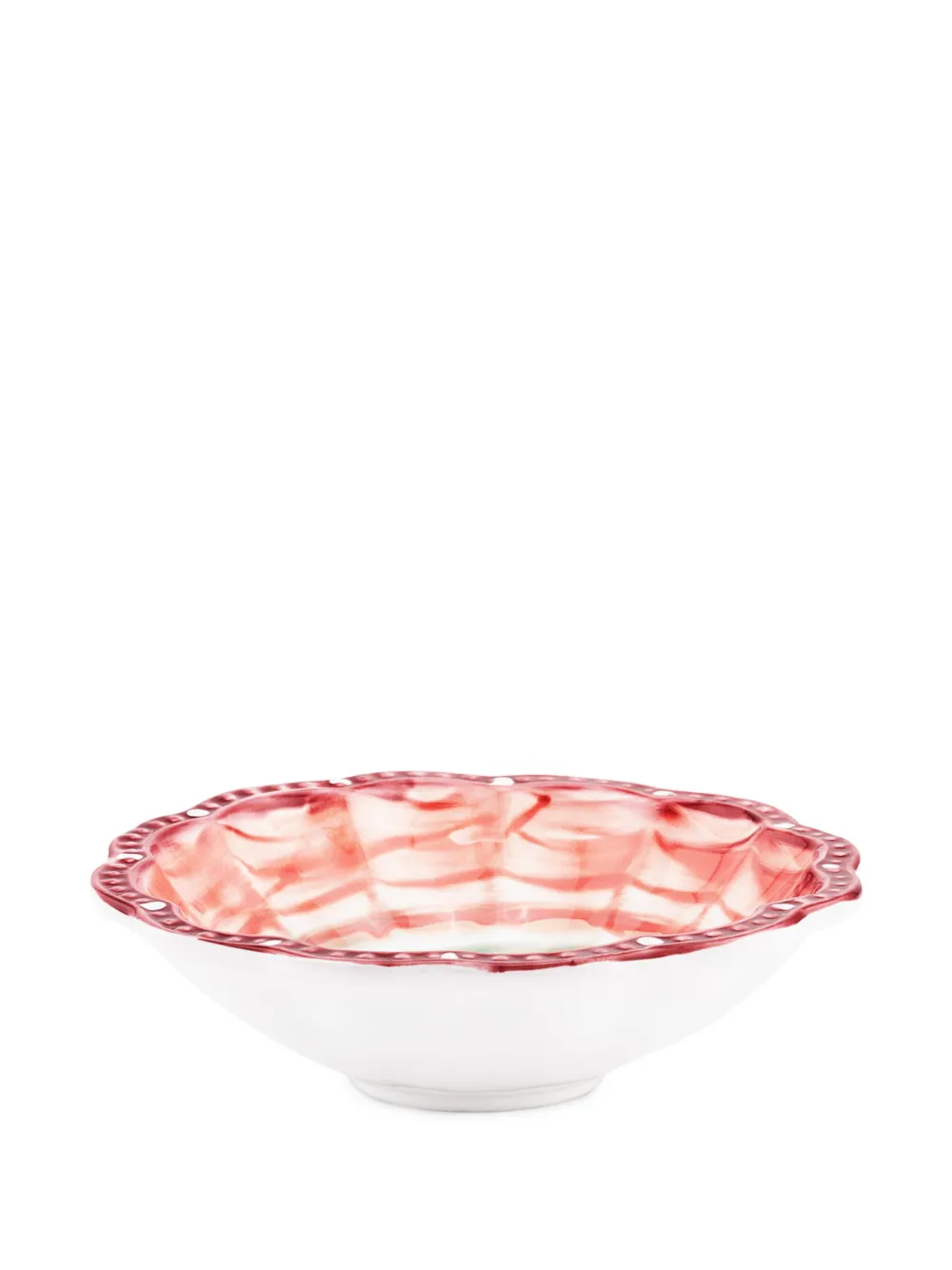 Shop Aquazzura Casa Alegria Soup Plate (set Of Two) In White