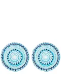 AQUAZZURA CASA Alegria dinner plates (set of two) - Blue