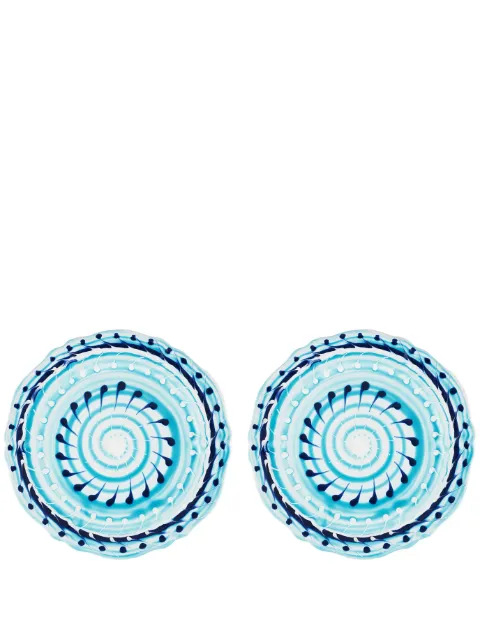 AQUAZZURA CASA lot de deux assiettes Alegria