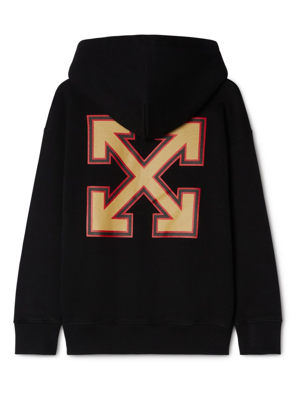 Off-White Kids x A.C. Milan Arrow hoodie - Black