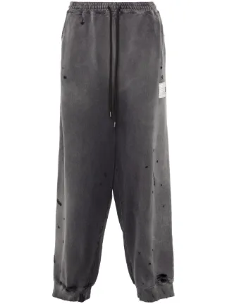 Maison MIHARA YASUHIRO Sun Faded トラックパンツ | ブラック