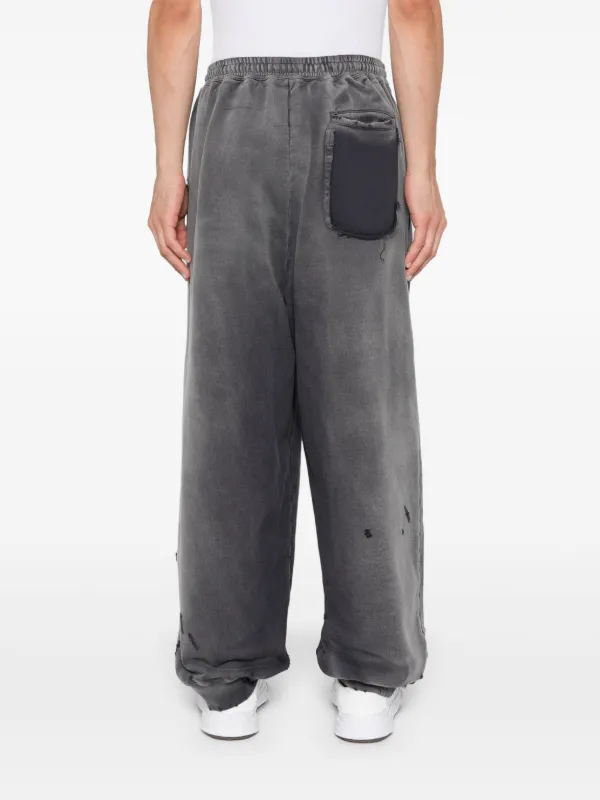 Maison MIHARA YASUHIRO Sun Faded トラックパンツ | ブラック