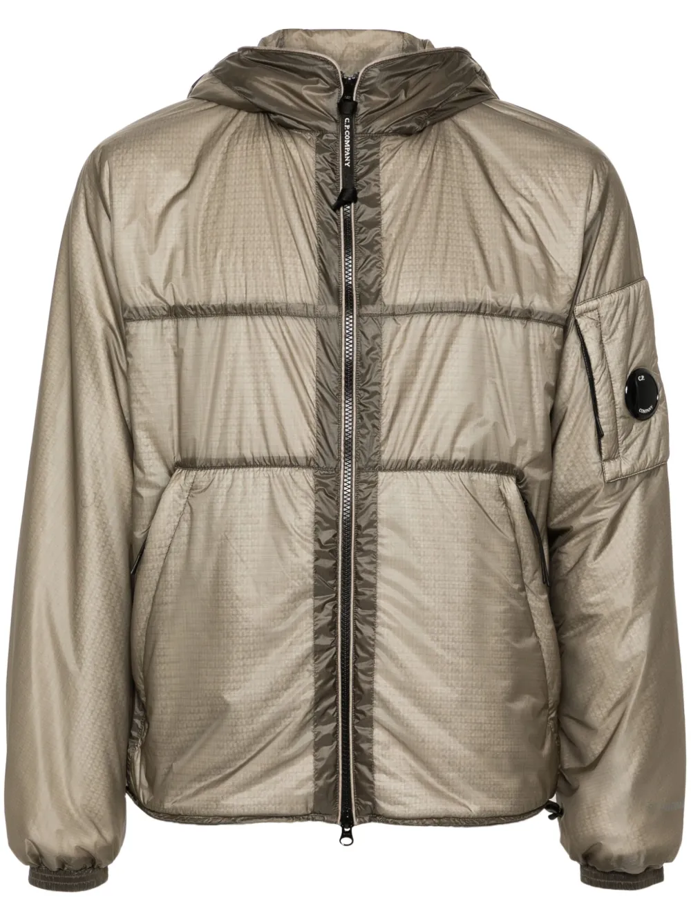 C.P. Company Nada shell jack met capuchon Groen