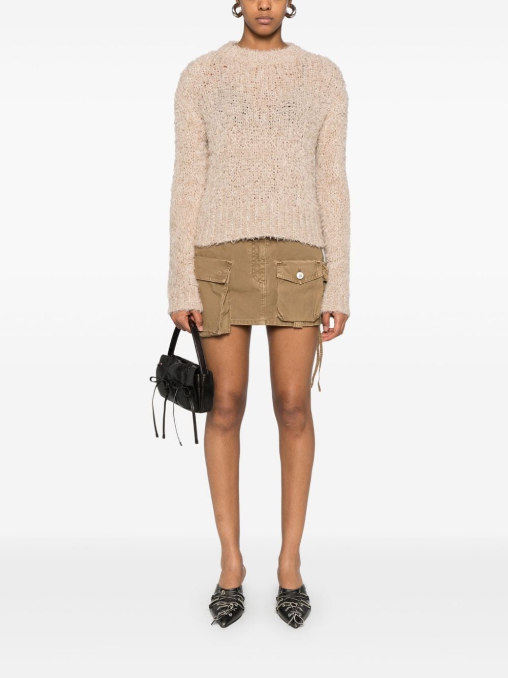 Shop Haikure Ginny Sweater In Nude