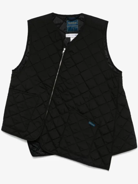 Comme Des Garçons Shirt chaleco asimétrico
