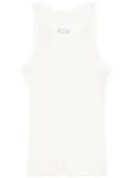 Maison Margiela silk tank top - White