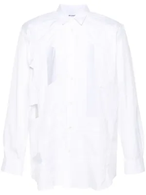 Comme Des Garçons Shirt サイドスリット シャツ | ホワイト | FARFETCH JP