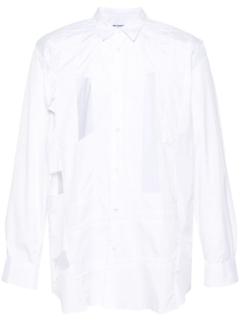 Comme Des Garcons Shirt cut-out shirt Men