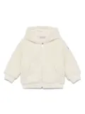 Moncler Enfant logo-patch jacket - Neutrals