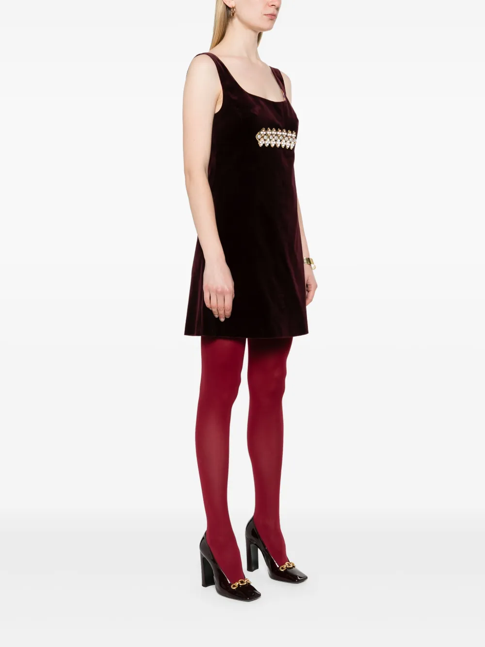 La DoubleJ Ella mini-jurk Rood