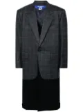 Junya Watanabe MAN panelled coat - Grey