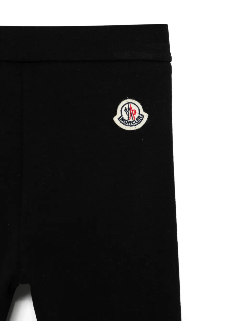 Moncler Enfant Legging met logopatch Zwart