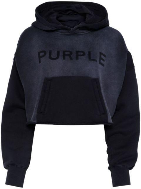 Purple Brand logo-print hoodie 