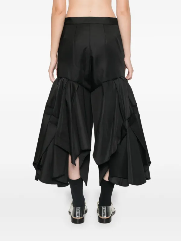 Comme Des Garçons フレアパンツ | ブラック | FARFETCH JP