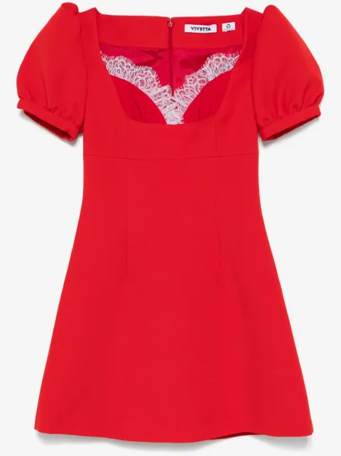 Vivetta lace-trim mini dress