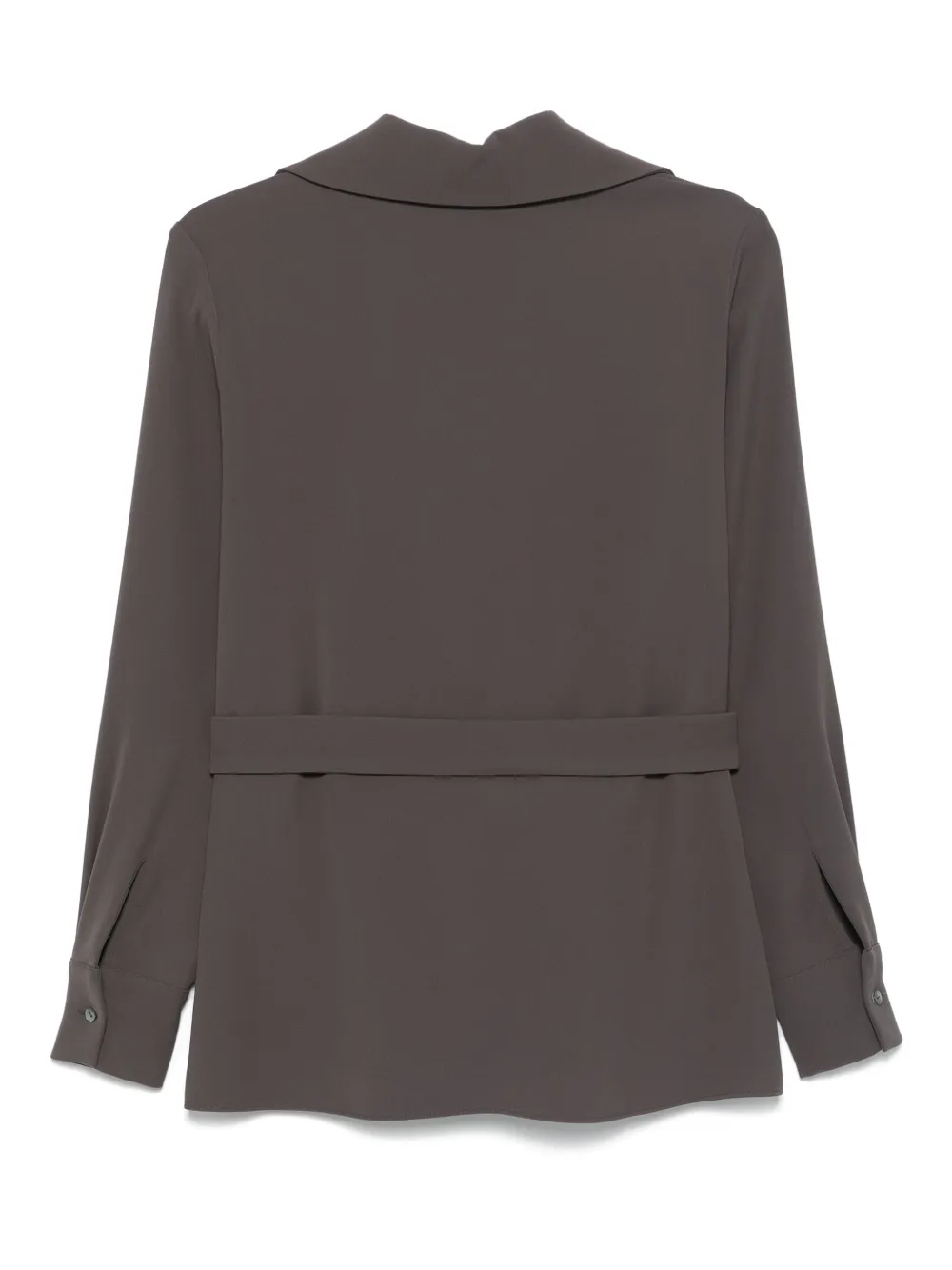 P.A.R.O.S.H. Blouse met ceintuur - Grijs