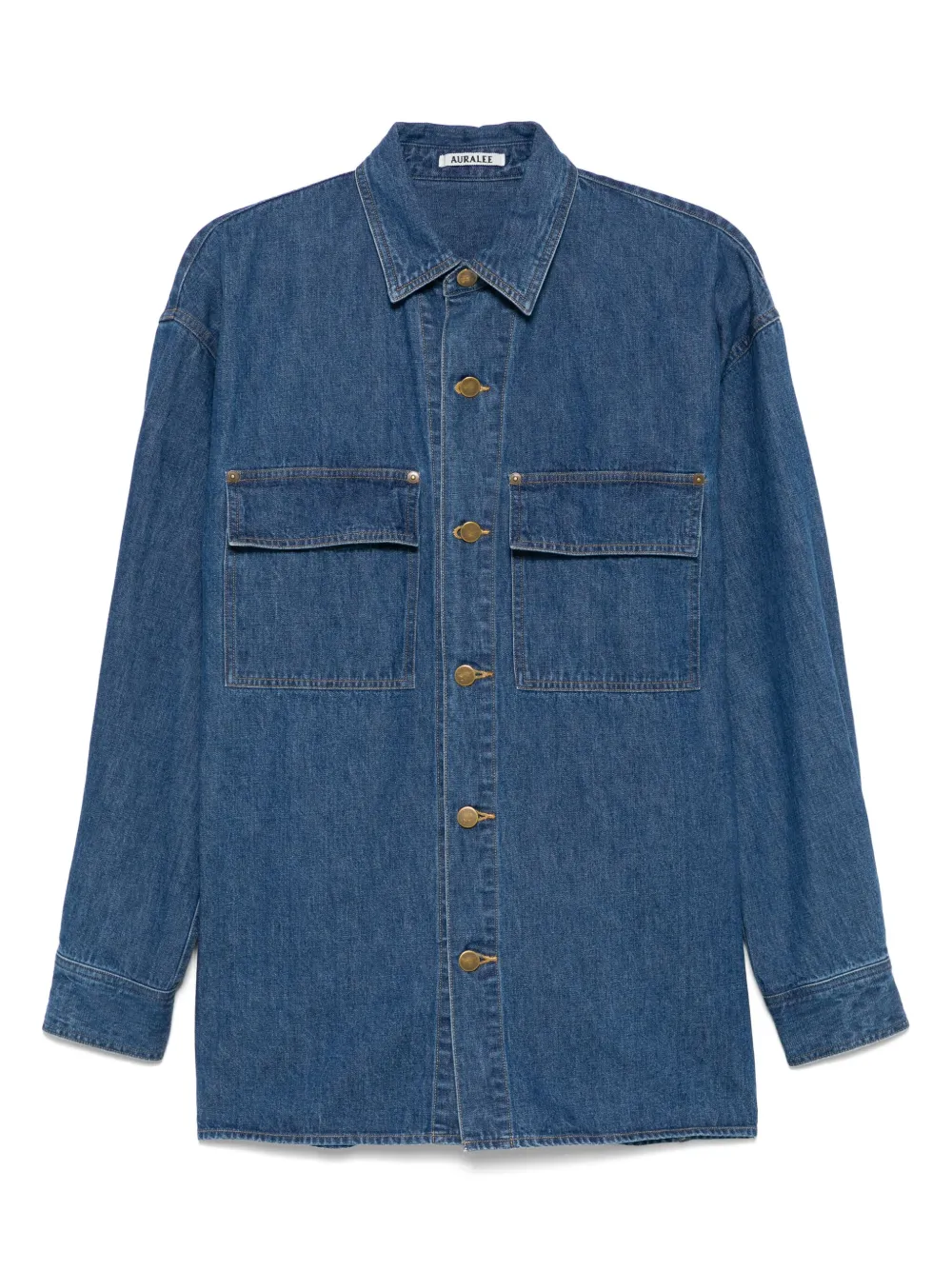 Auralee camisa Selvedge | azul | Image 1