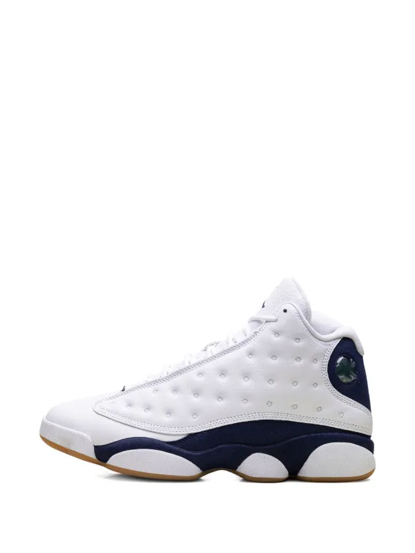 jordan 13 white navy