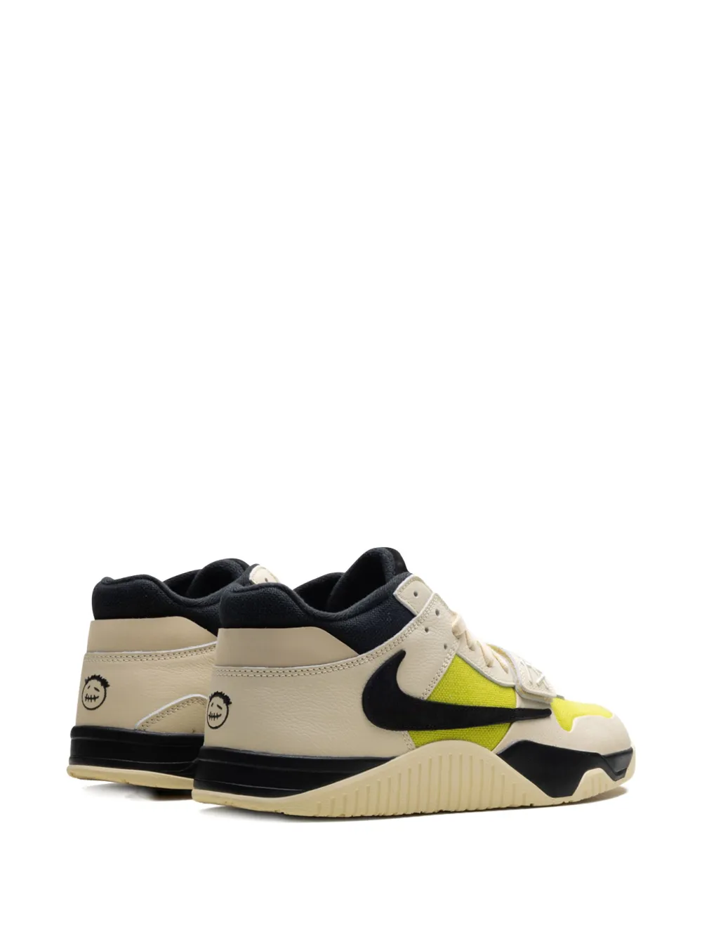 Jordan x Travis Scott Jumpman Jack TR "Muslin Black Bright Cactus" sneakers Beige
