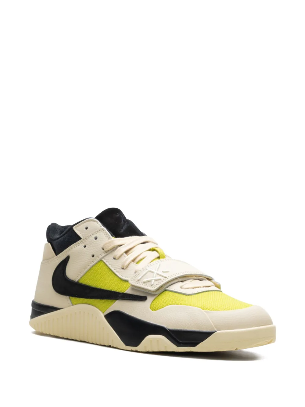 Jordan x Travis Scott Jumpman Jack TR "Muslin/Black/Bright Cactus" sneakers | Hi-Tops | Image 2