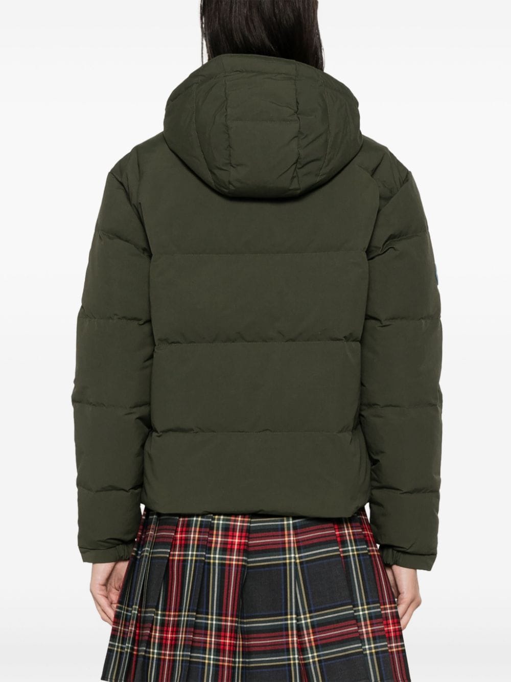 Shop Patagonia Downdrift Jacket In Green