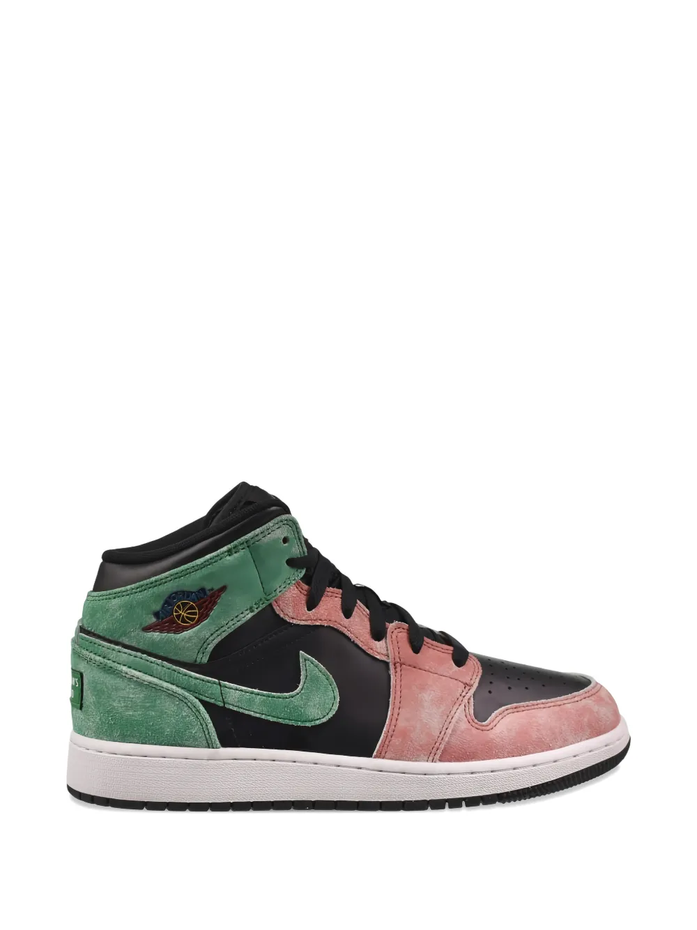 Jordan Kids Air Jordan 1 Mid SE 'MJ's Playground' sneakers Zwart