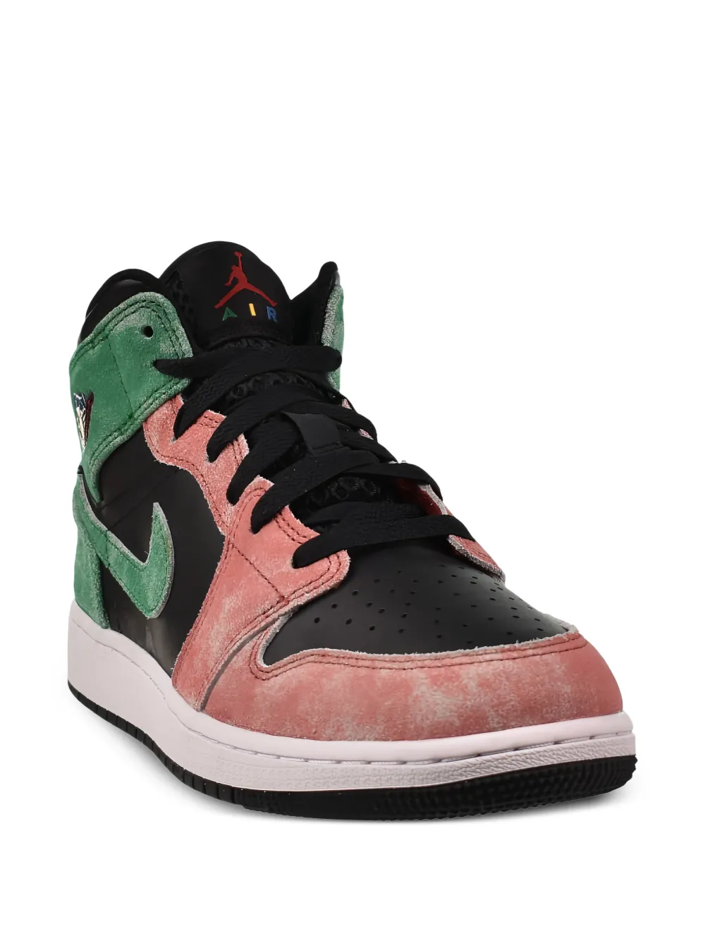 Jordan Kids Air Jordan 1 Mid SE 'MJ's Playground' sneakers - Nero