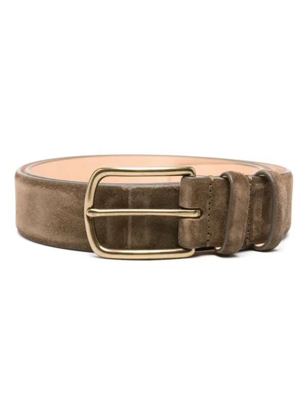Officine Creative Suede Belt in Brown