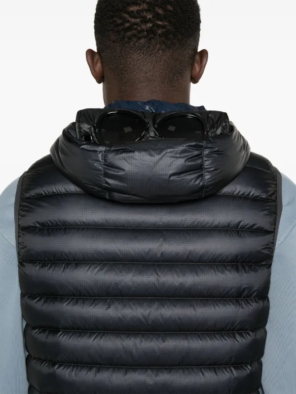 C.P. Company Goggles detail Padded Vest Blue