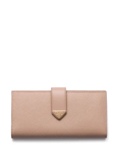 Prada large leather wallet