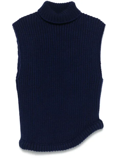 Victoria Beckham top con cuello vuelto