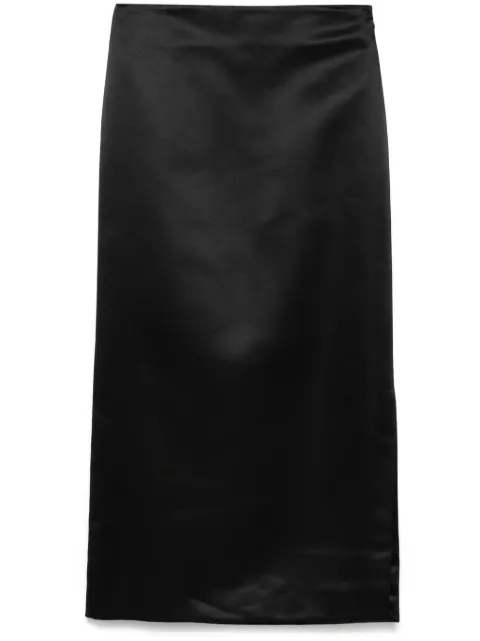 Vivetta satin midi skirt