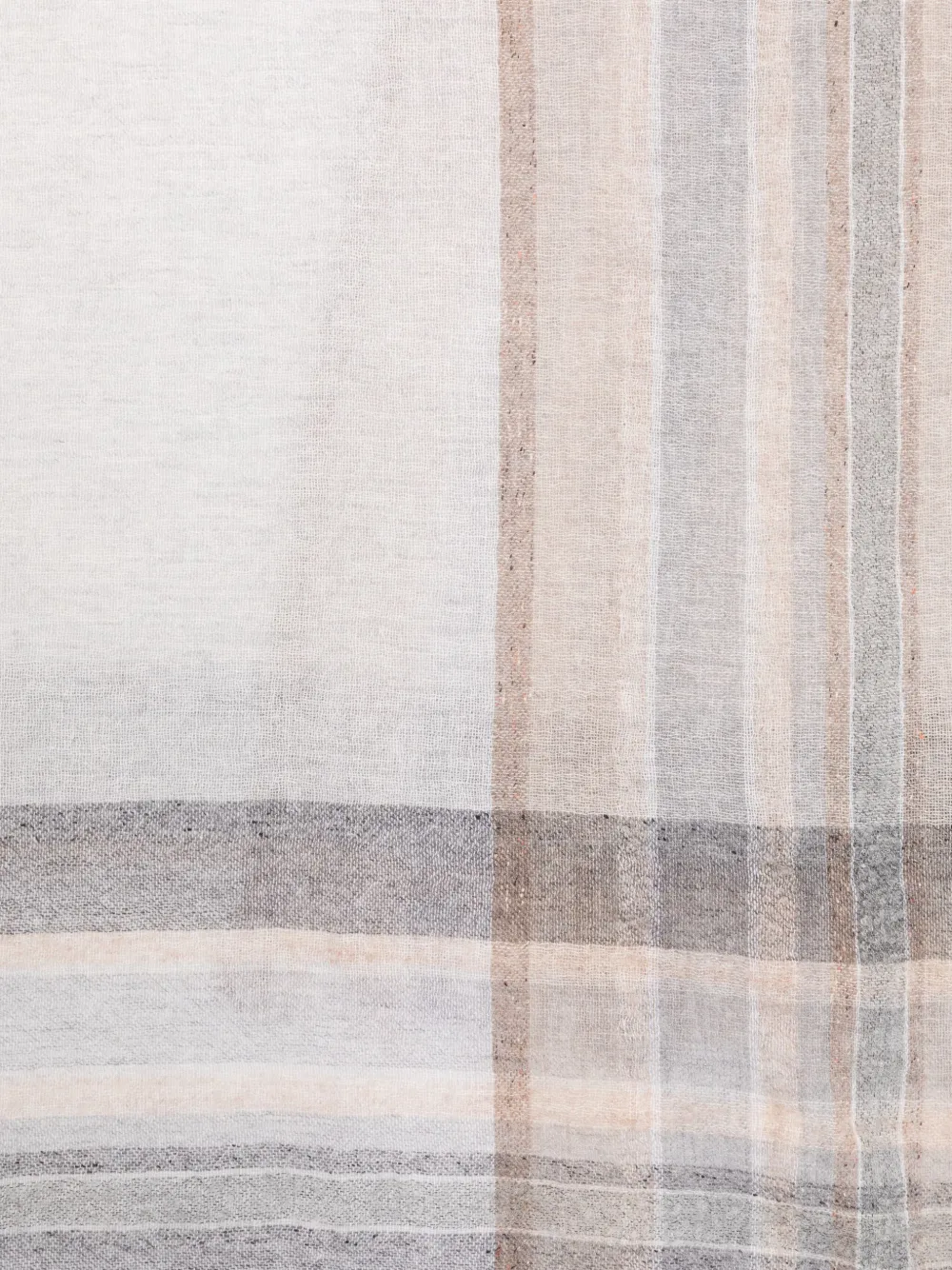 D.Exterior Geruite sjaal - Beige