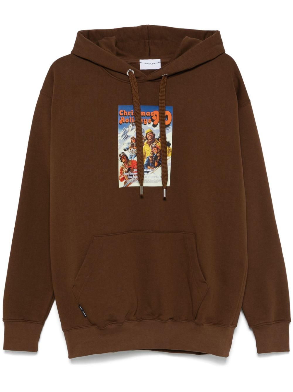 graphic-print hoodie