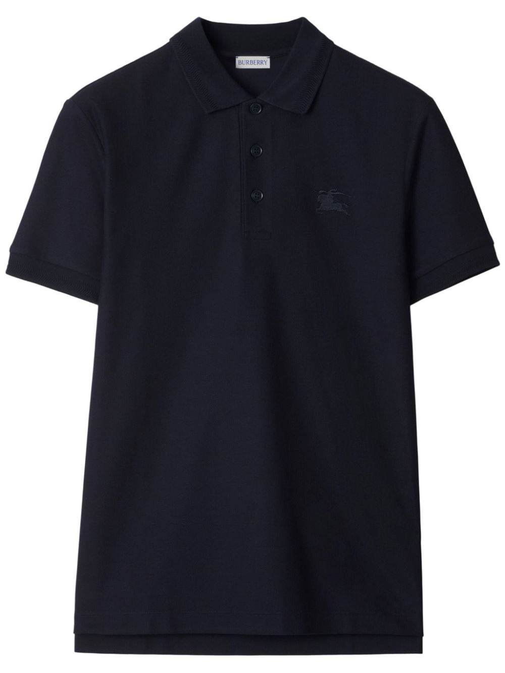 Burberry Cotton Polo Shirt In Blue