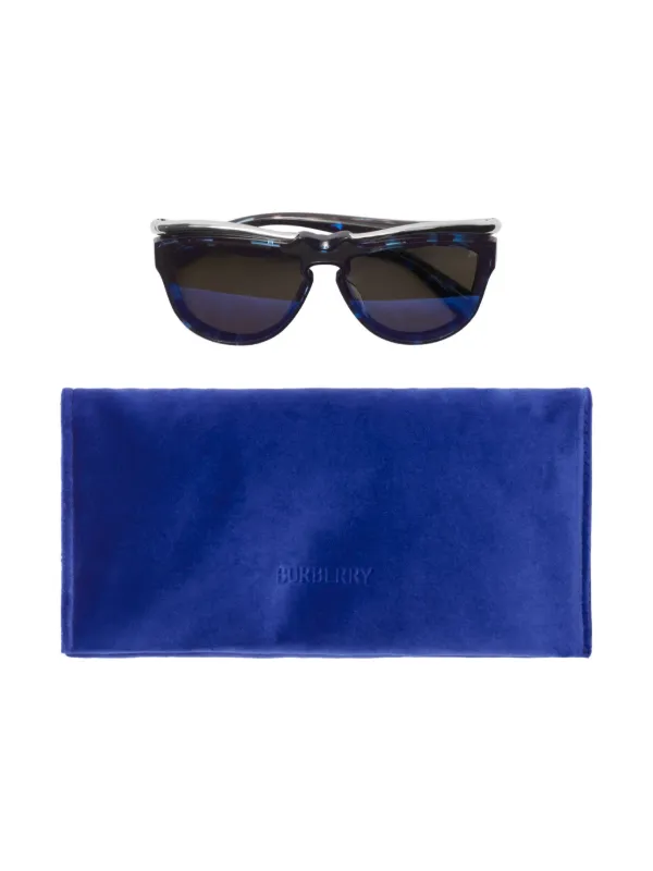 Burberry Classic shield frame Sunglasses Blue