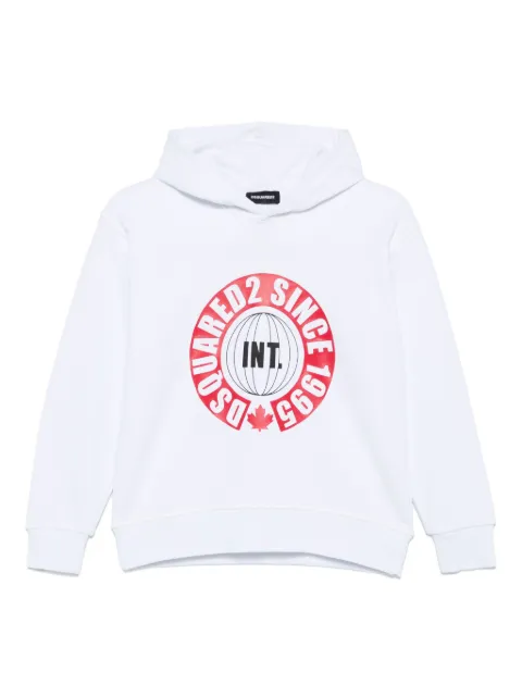 DSQUARED2 KIDS logo-appliqué hoodie