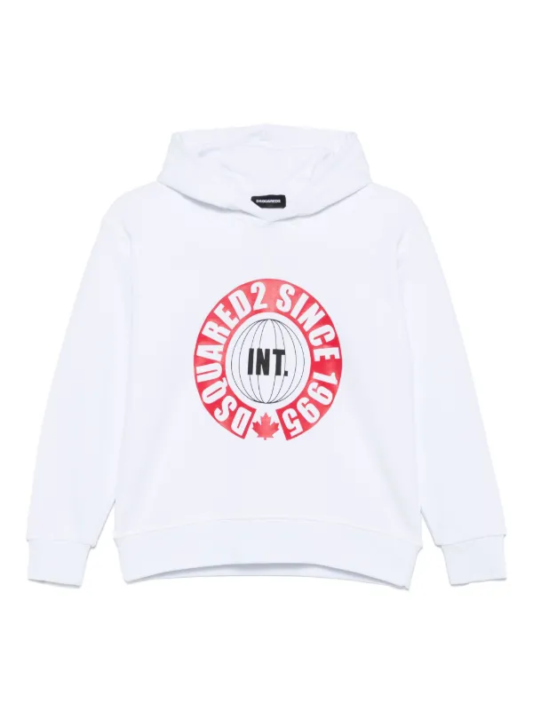 DSQUARED2 KIDS ロゴ パーカー | ホワイト | FARFETCH JP