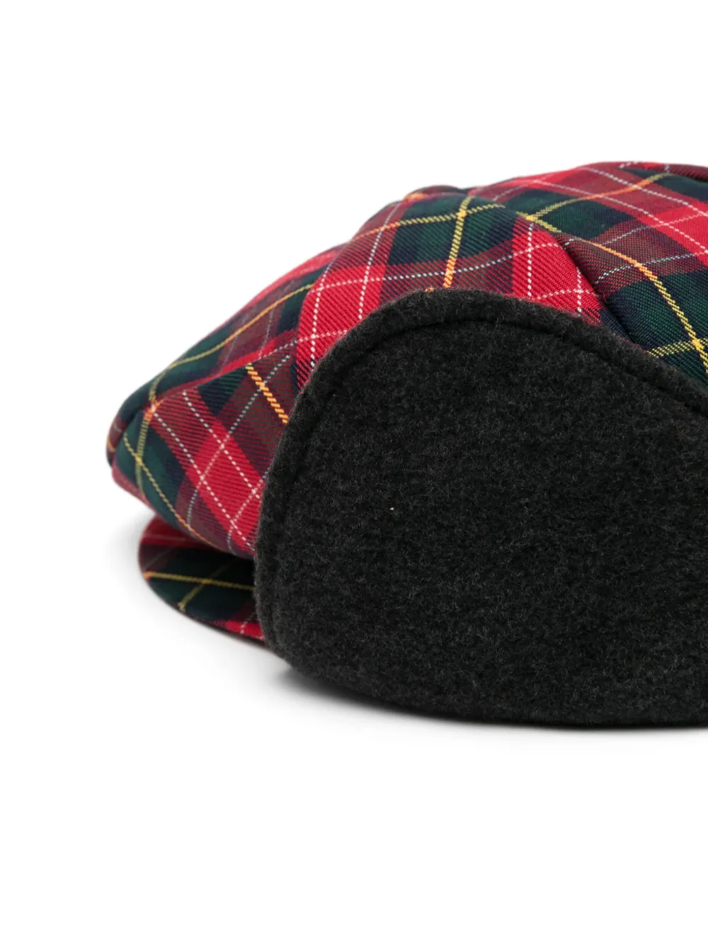 Colorichiari Bakerboy pet met tartan ruit - Rood