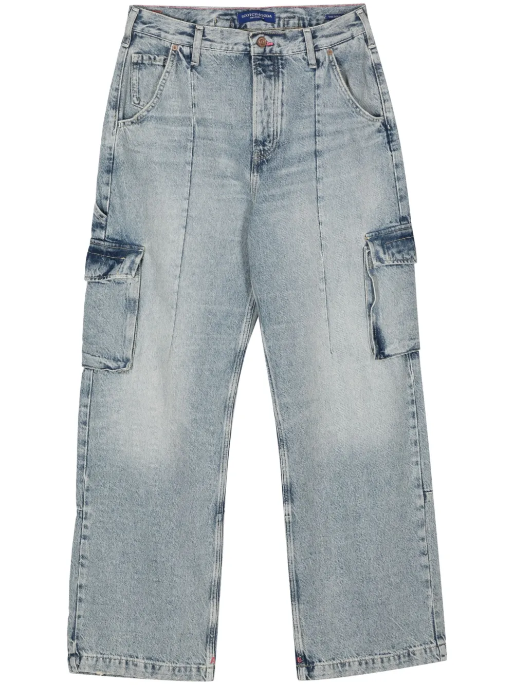 Scotch & Soda Straight jeans Blauw