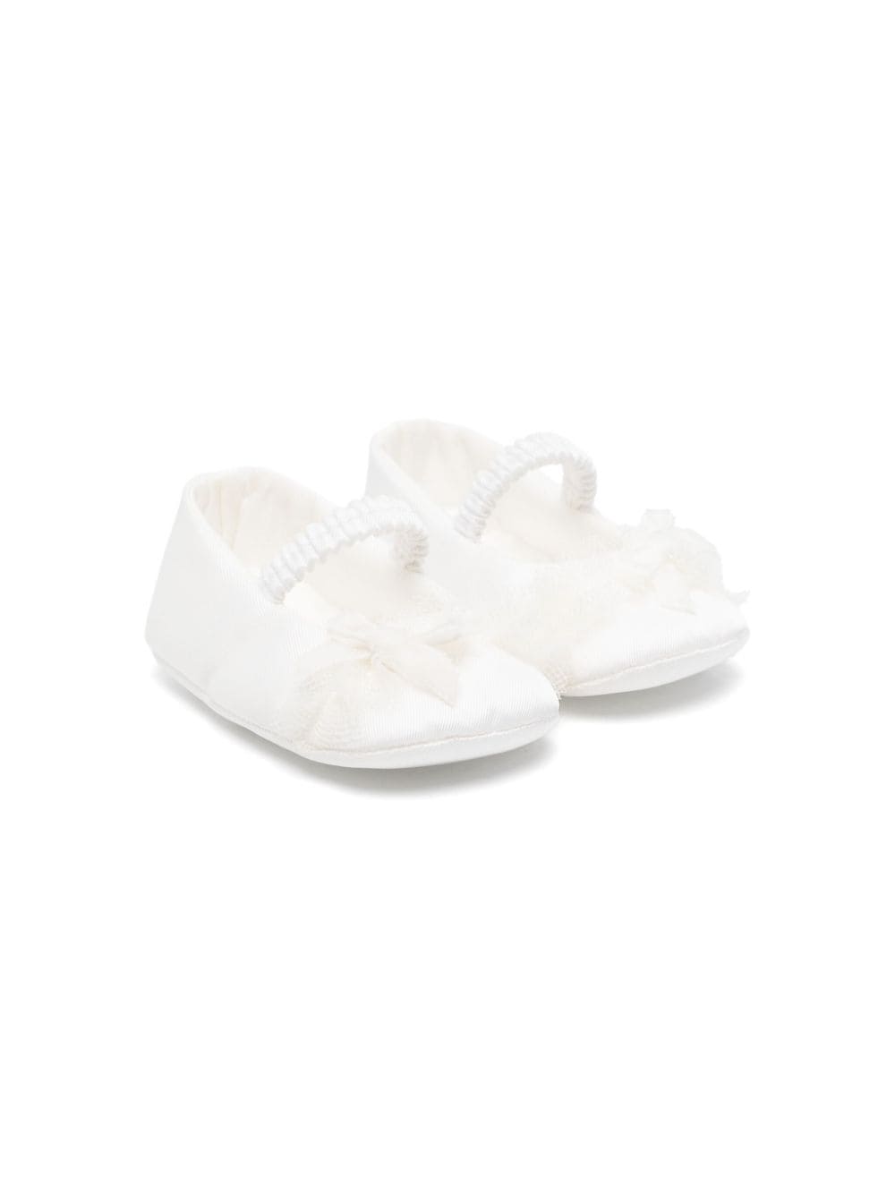 Colorichiari bow-detail ballerina shoes White